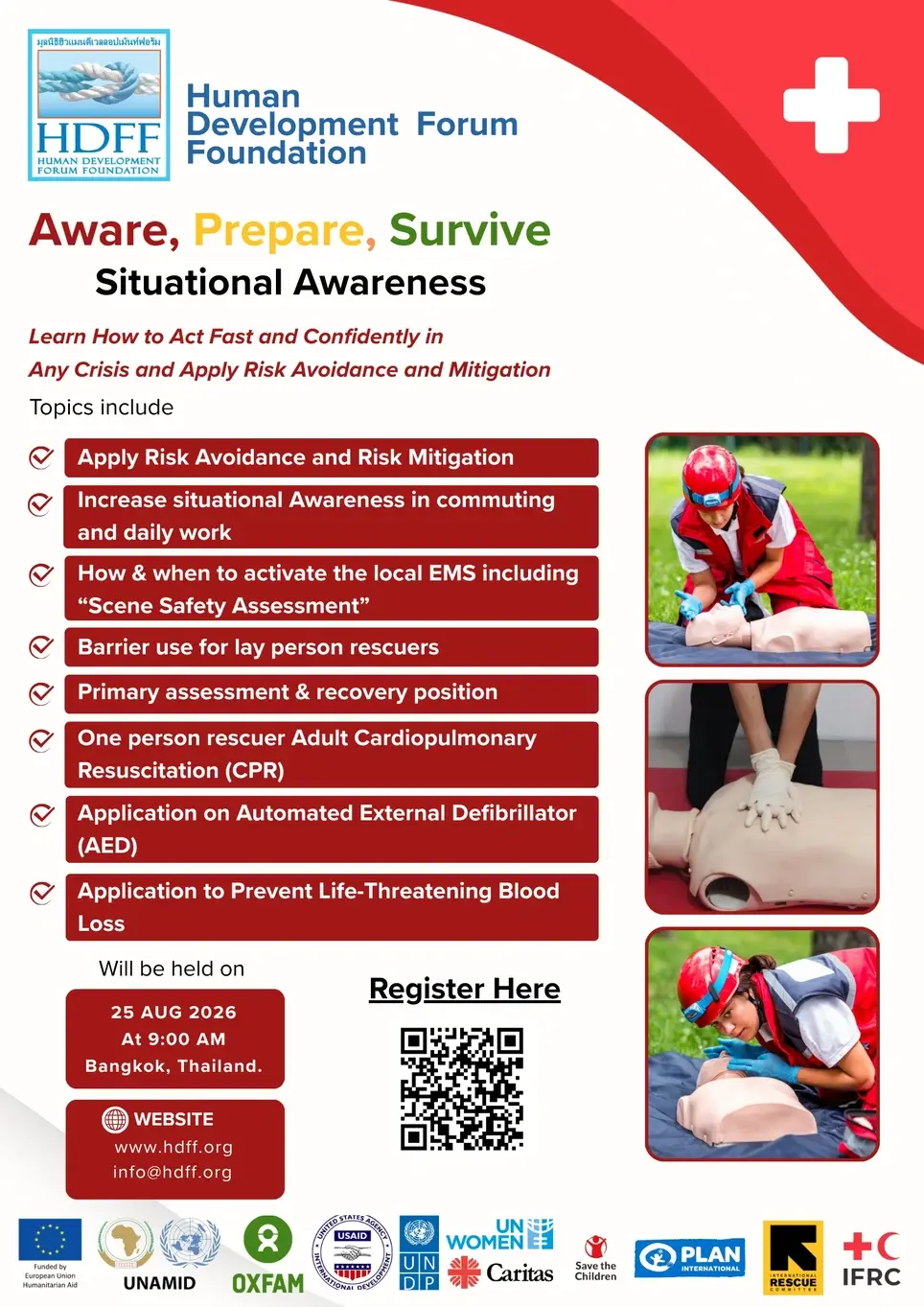 HEAT Skills 6. AWARE, PREPARE, SURVIVE – SITUATIONAL AWARENESS AND FIRST AID