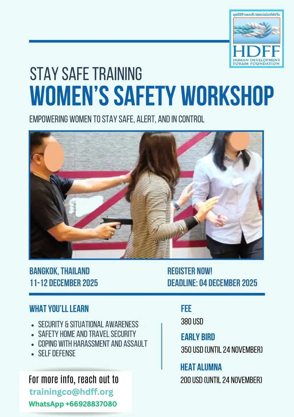 WOMEN SAFETY WORKSHOP
