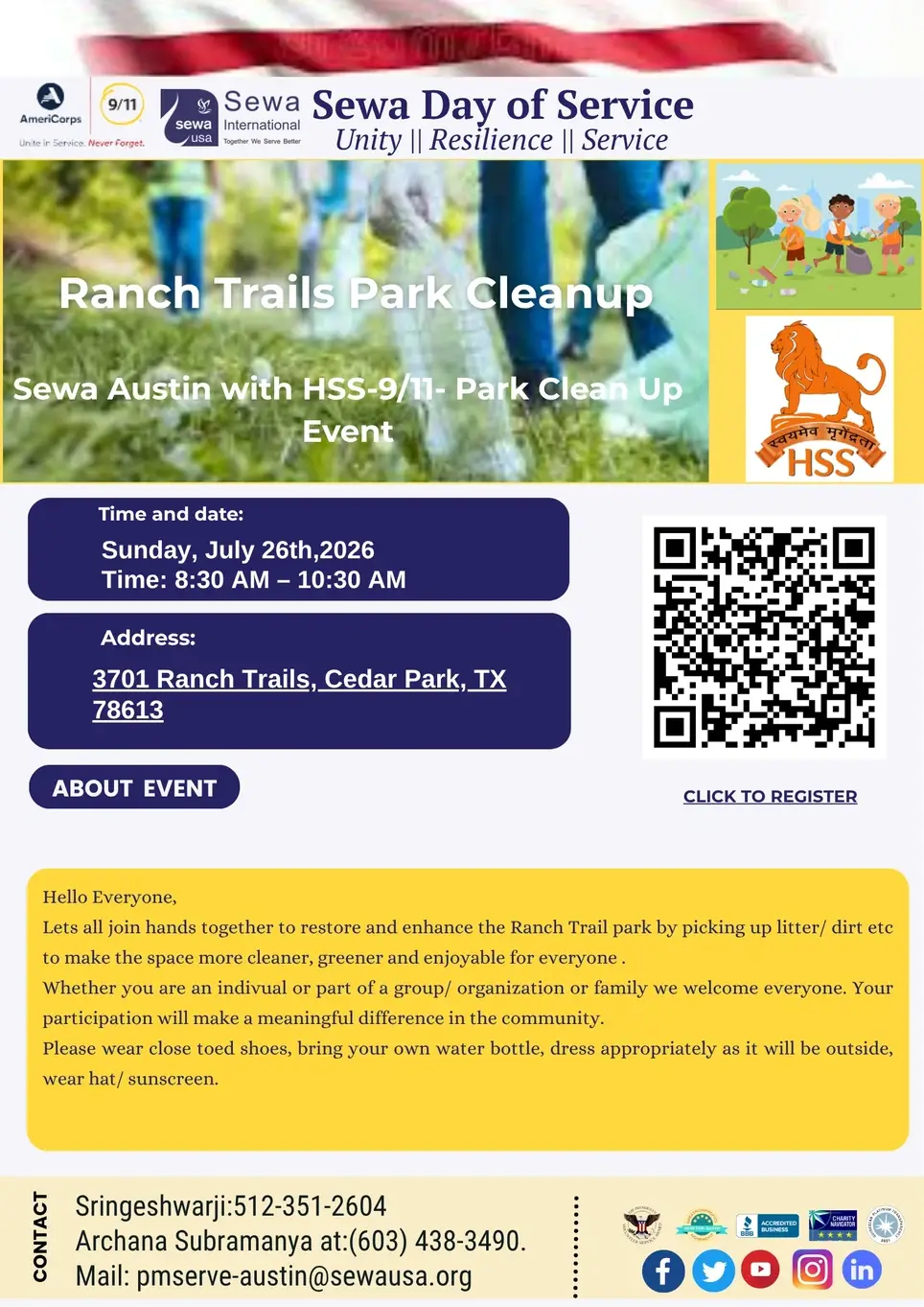 Ranch Trails Park Cleanup