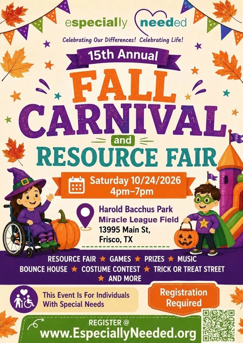Especially Needed Fall Carnival Volunteer Opportunity