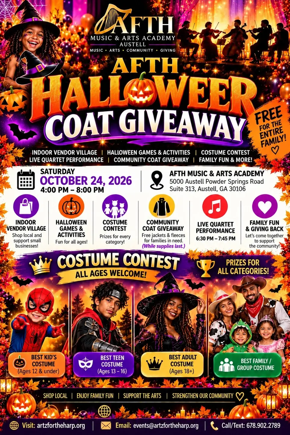 Volunteers Needed This Saturday! Halloween Coat Giveaway & Community Festival