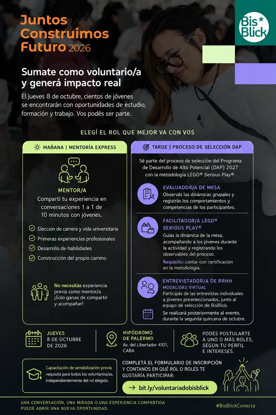 Voluntariado BisBlick — Juntos Construimos Futuro 2026