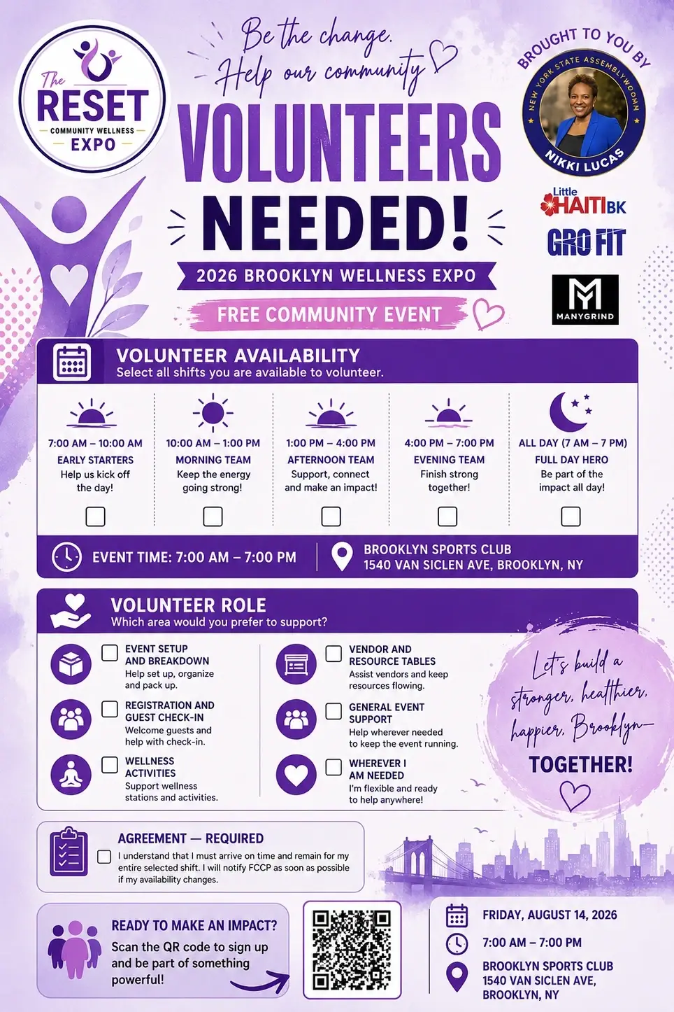 Brooklyn Wellness Day  Reset • Recharge • Reconnect