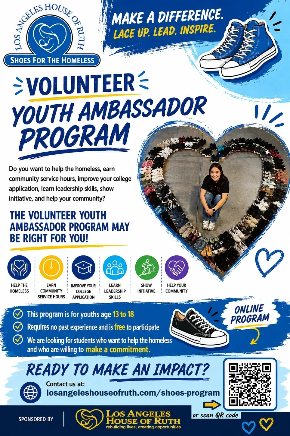 Volunteer Youth Ambassador Program - Shoes for the Homeless