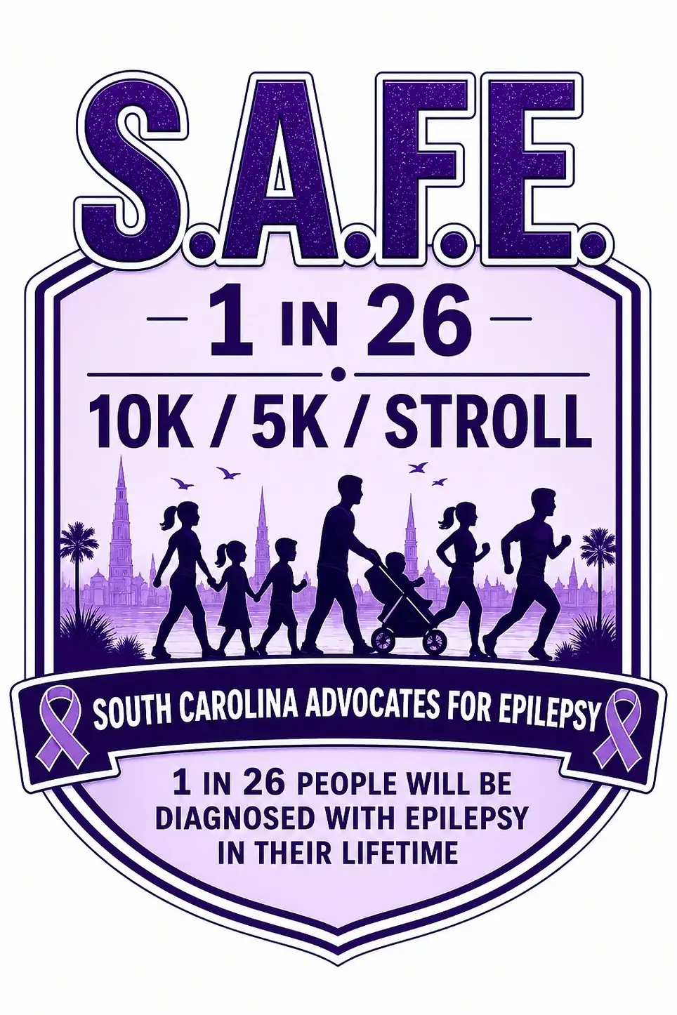 SAFE 1 in 26 10K/5K & Stroll