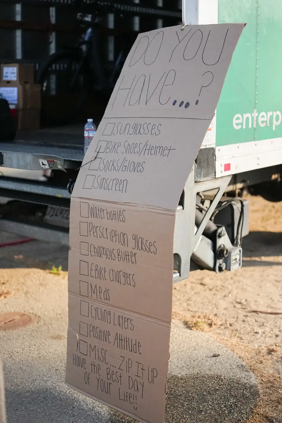 California Coast Classic Bike Tour - Camp Management & Luggage Truck