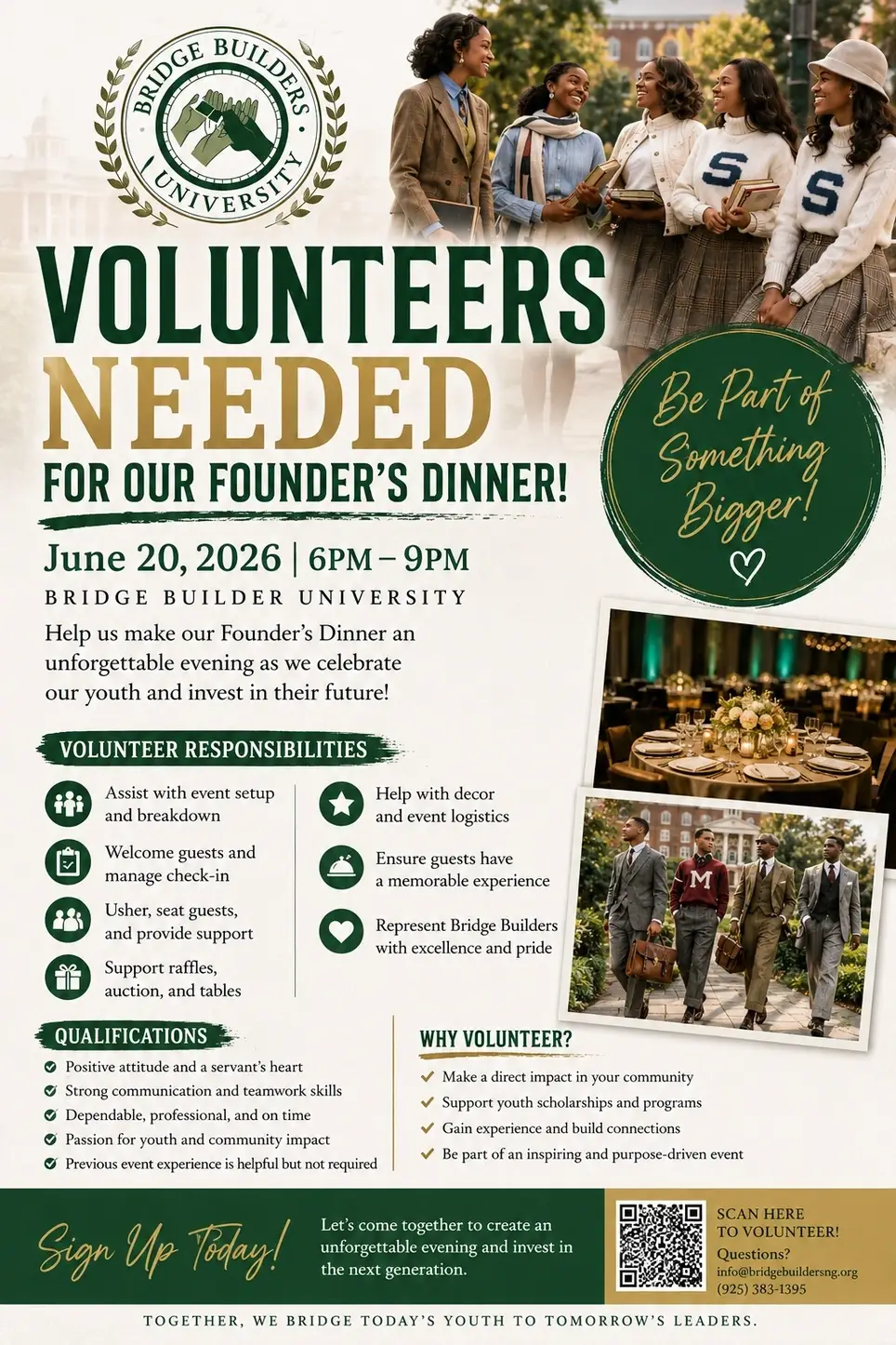 Founder's Day Gala Volunteers