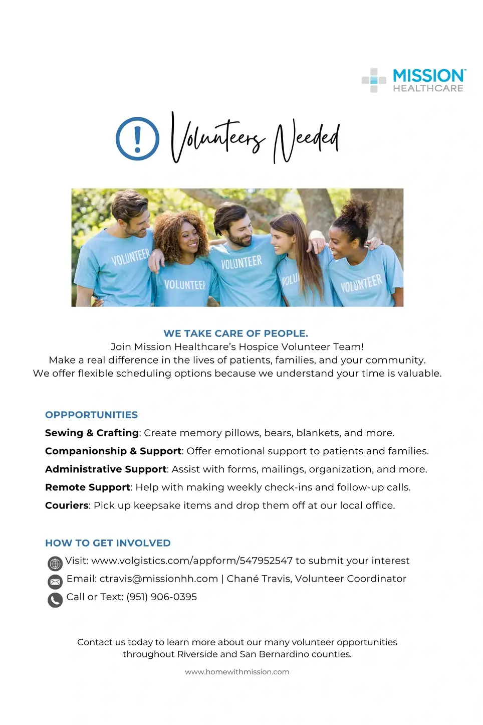 Companionship | Patient Care | Hospice Volunteer - Temecula/Murrieta/Menifee