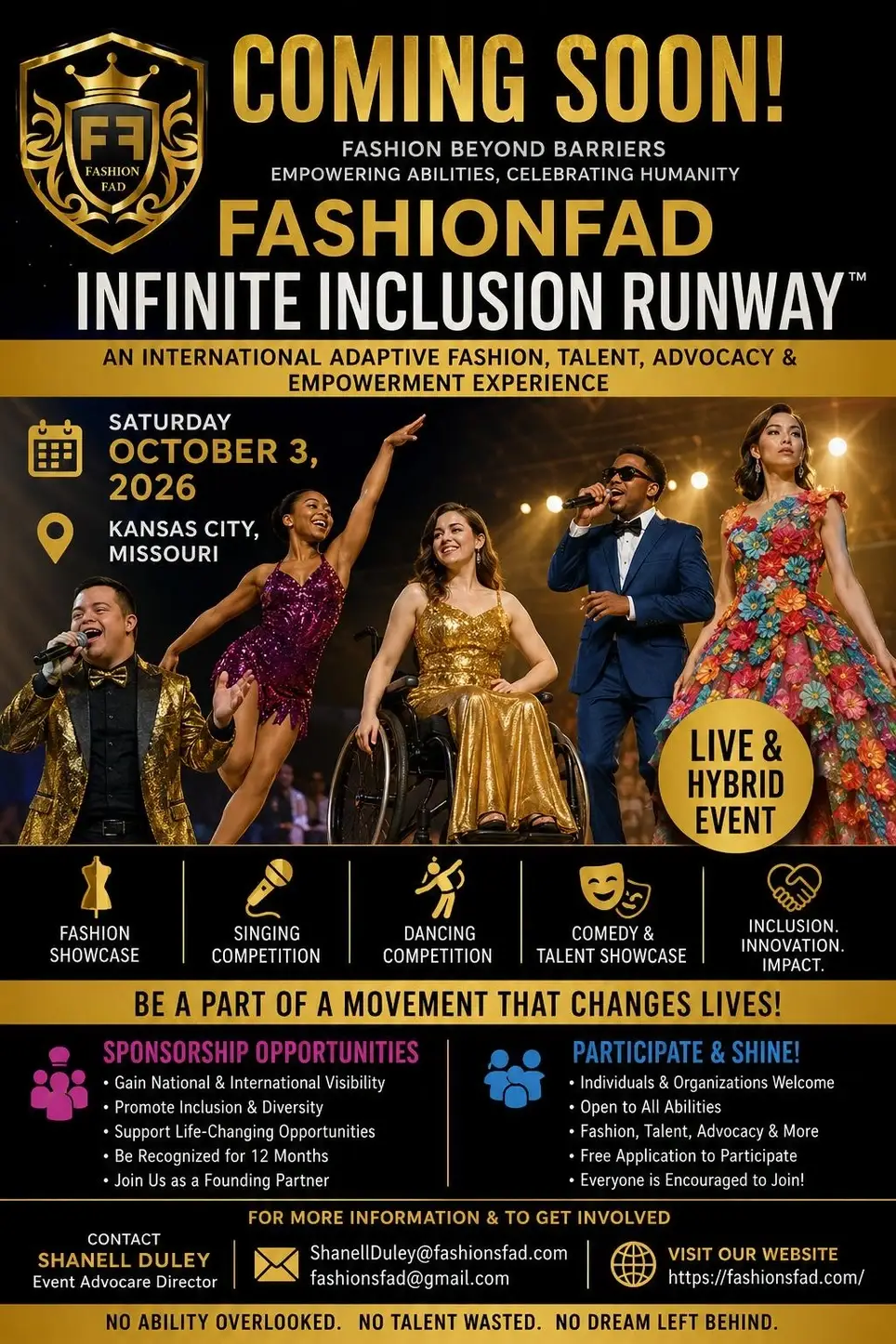 Support The Infinite Inclusion Runway! 🌟 Donations & Sponsorships Welcome