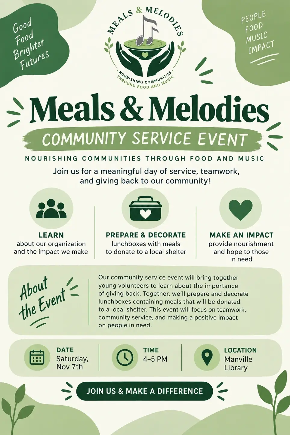 Bags of Kindness Drive  Volunteer Event