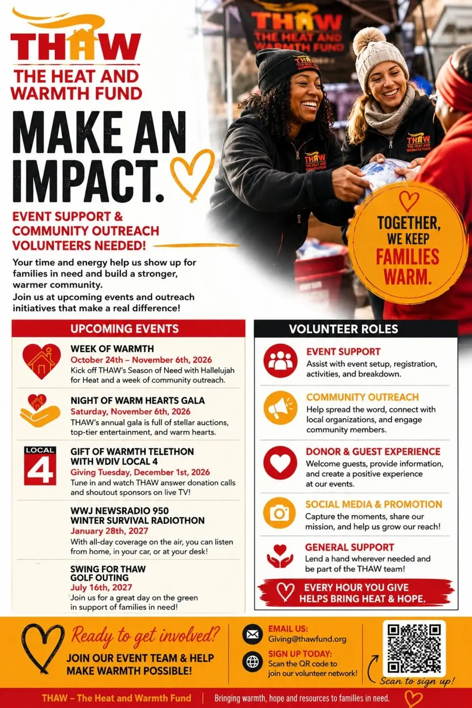 THAW Events Volunteer Network