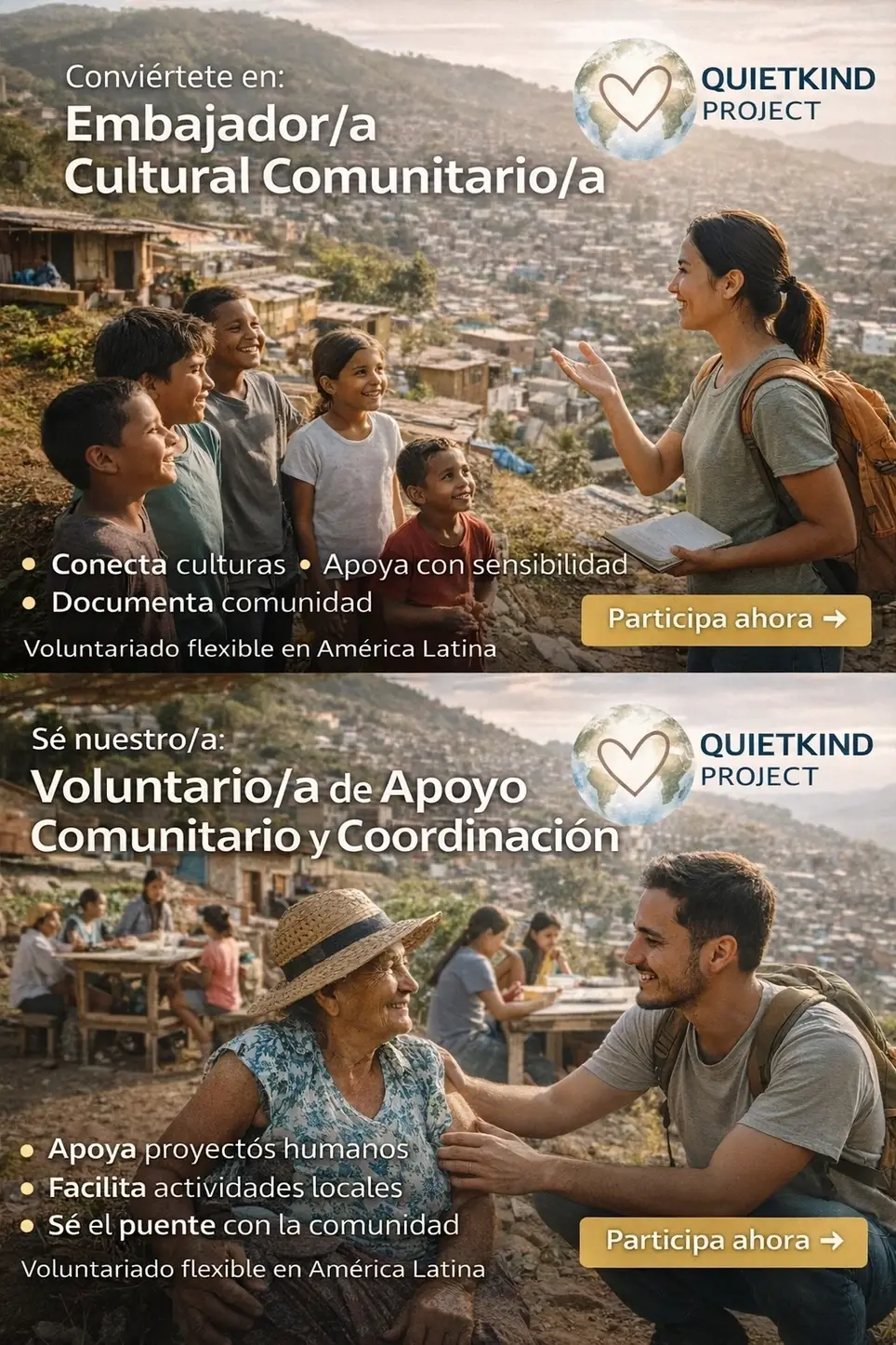 Voluntario/a de Apoyo Comunitario y Coordinación