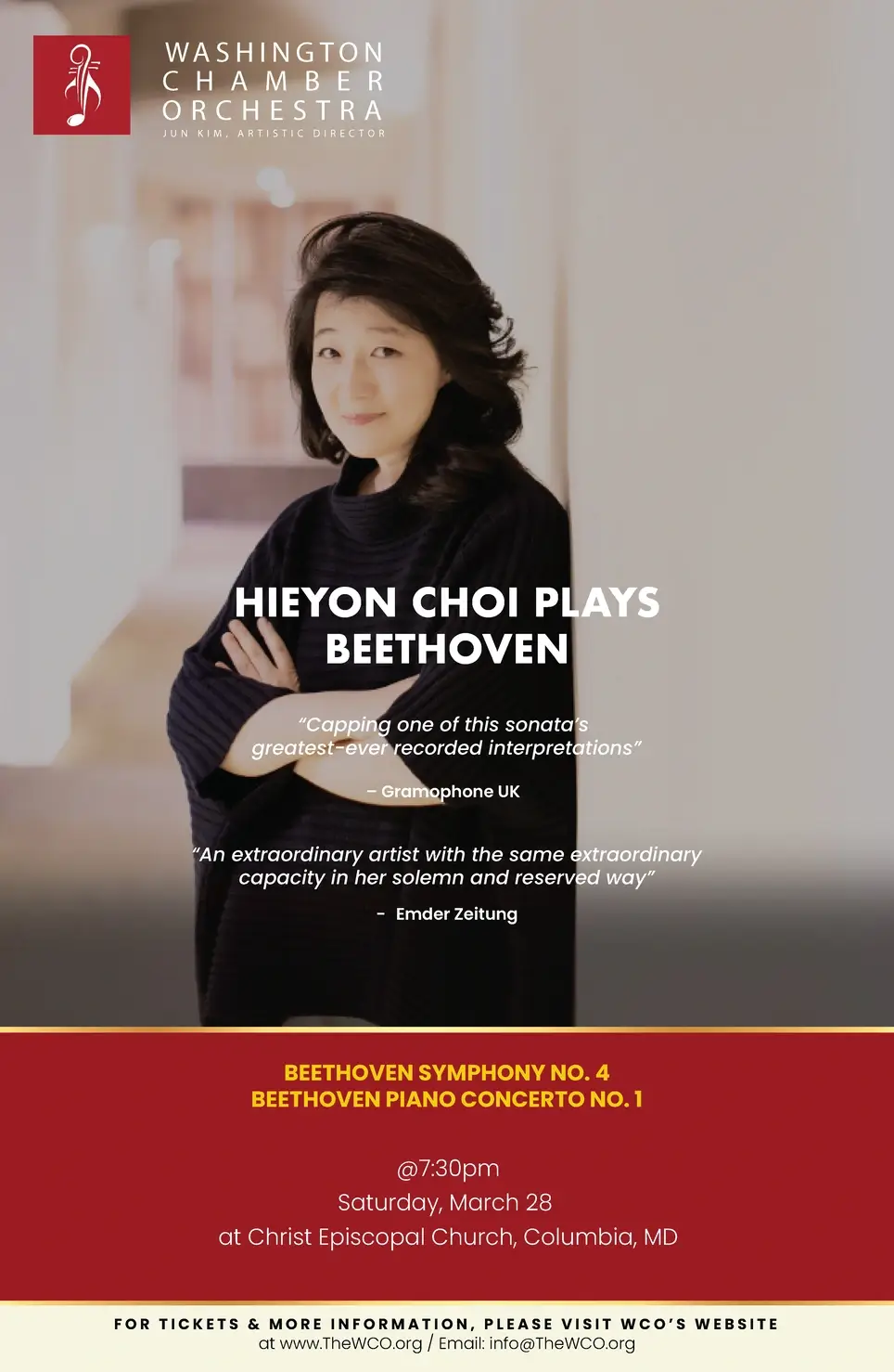 Concert Volunteers – Washington Chamber Orchestra (Usher / Ticket Scanner)