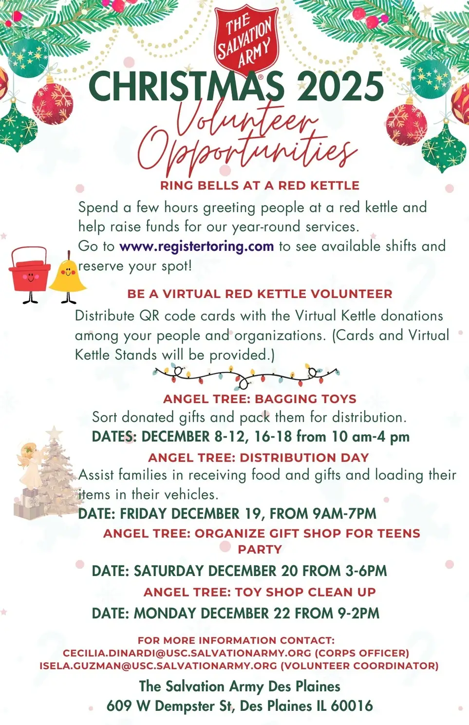 The Salvation Army Des Plaines - Bell Ringers