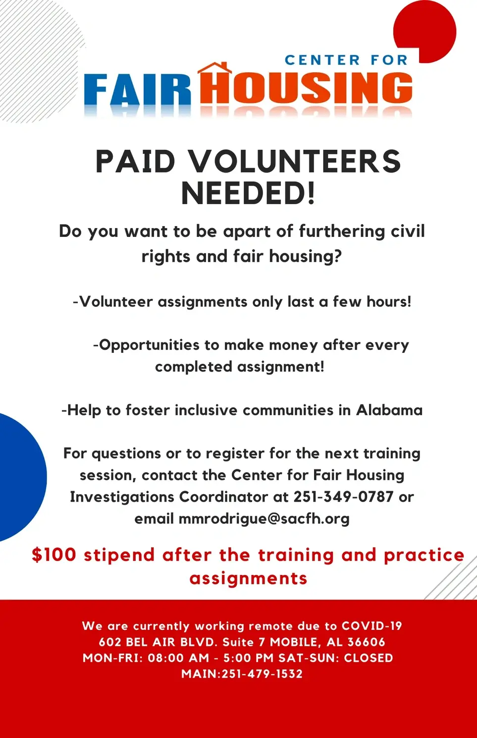 Become a Tester & Help Stop Housing Discrimination