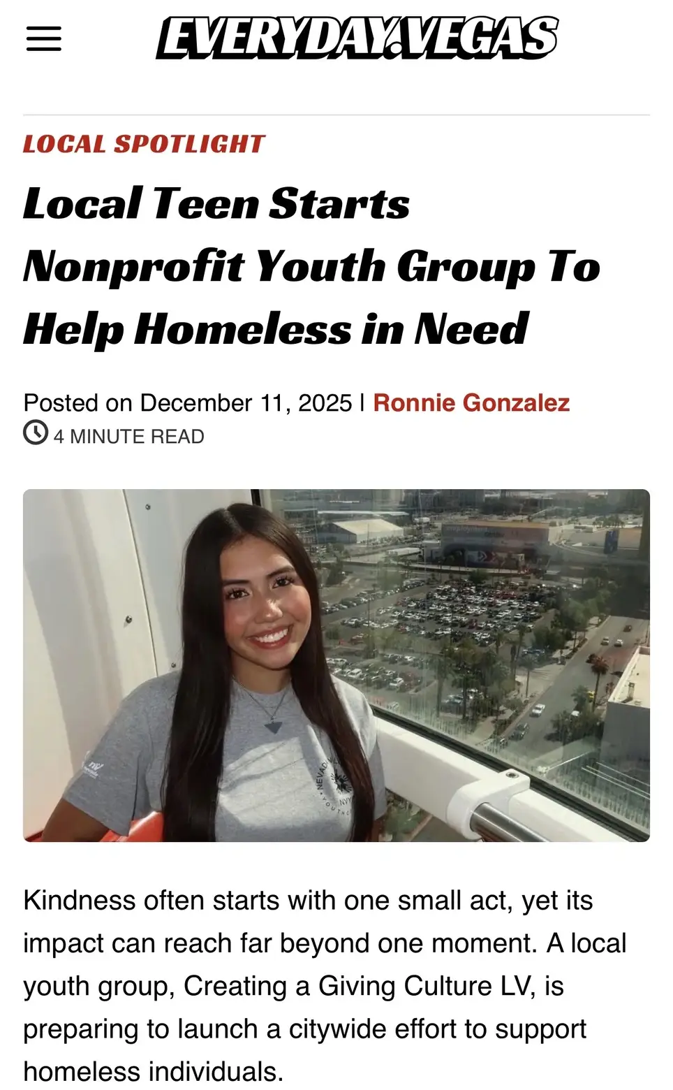 Community Giving Carnival – Youth Volunteer Opportunity