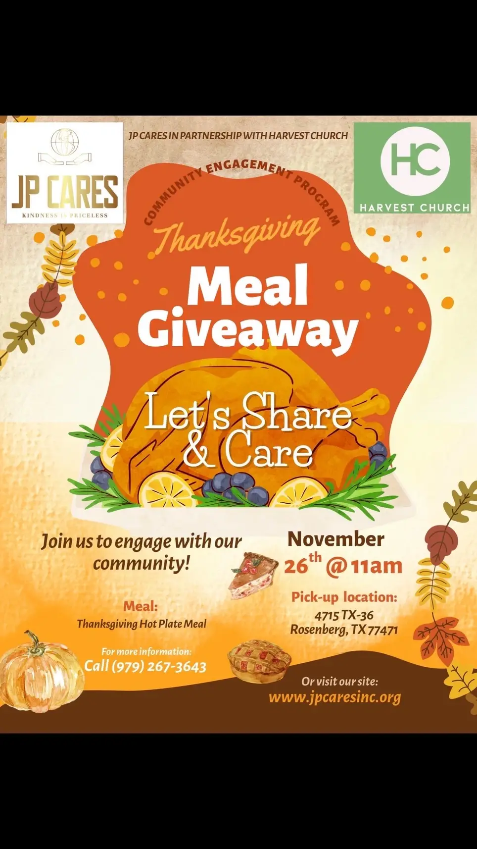 Thanksgiving Meal Giveaway