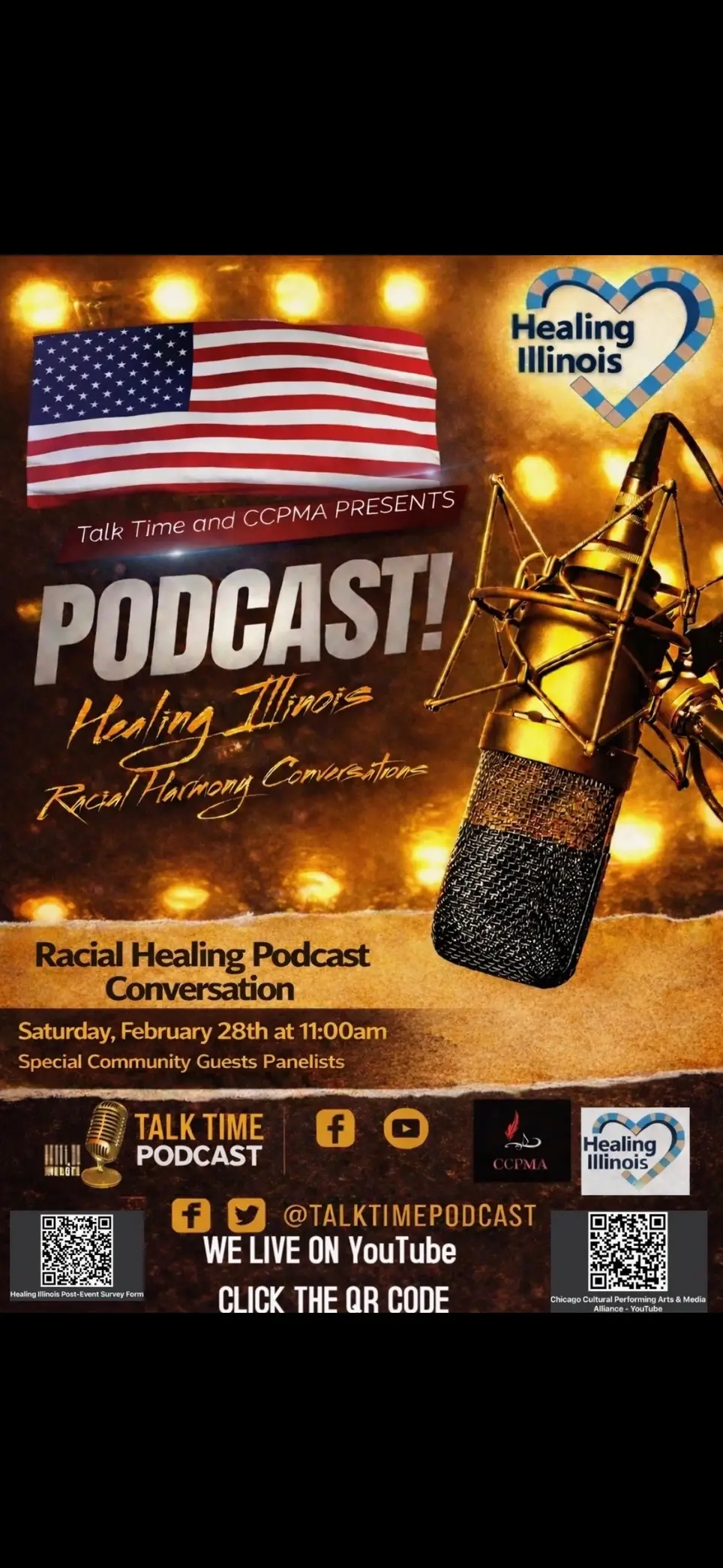 Racial Harmony Podcast Conversation - Divulgação de Evento - Idealist