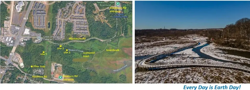 Neabsco Boardwalk/Wetland Cleanup, Woodbridge, Prince William County