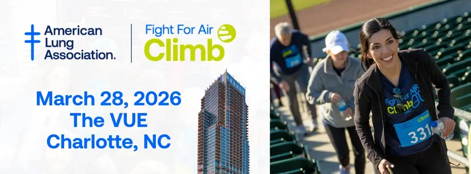 Event Day Volunteers Needed – Fight for Air Climb Charlotte (American Lung Association)