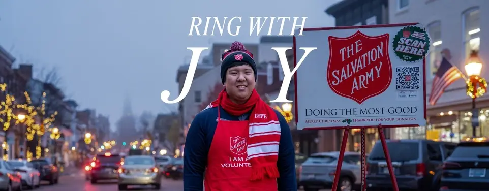 Salvation Army Red Kettle Bell-Ringer