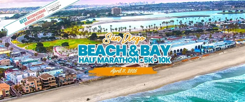 San Diego Beach & Bay Half Marathon 5K, 10K 2026