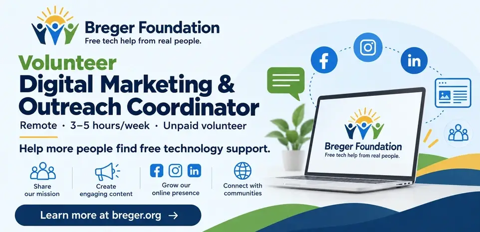 Volunteer Digital Marketing & Outreach Coordinator (Remote)