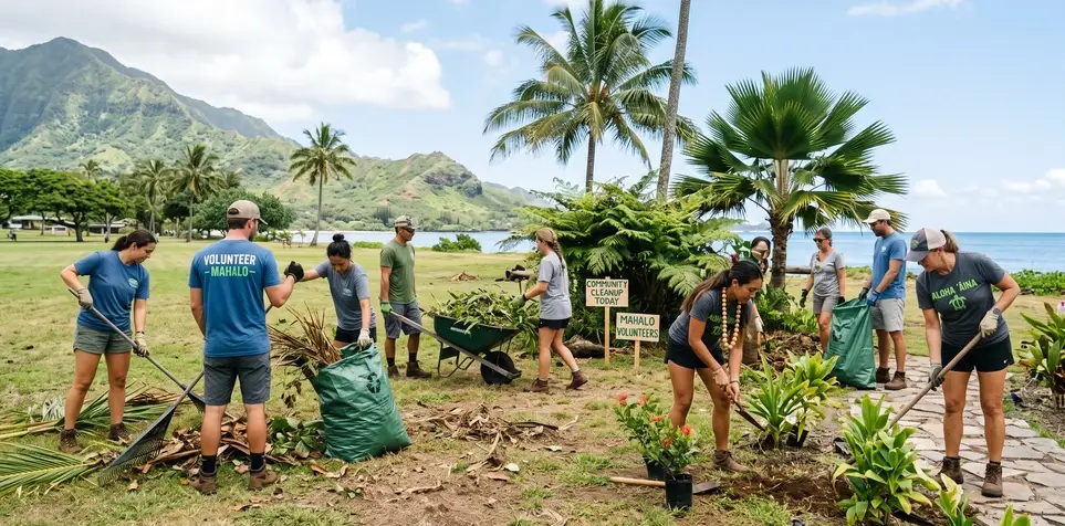 Help neighbors in need and keep outdoor spaces clear in Pearl City & Aiea, HI (no mower needed)