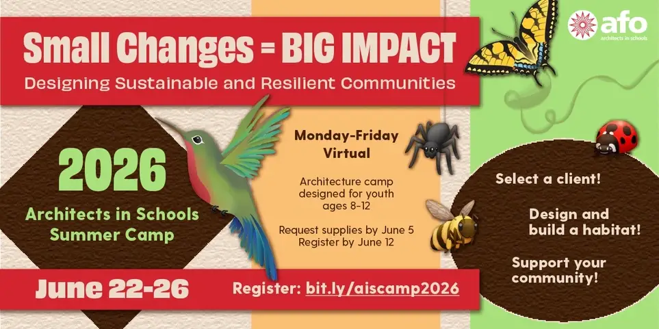 Architects in Schools Virtual Summer Camp Volunteer