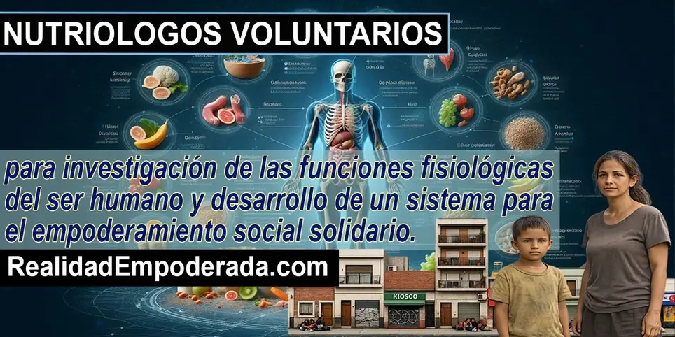NUTRICIONISTA INVESTIGADOR - VOLUNTARIADO