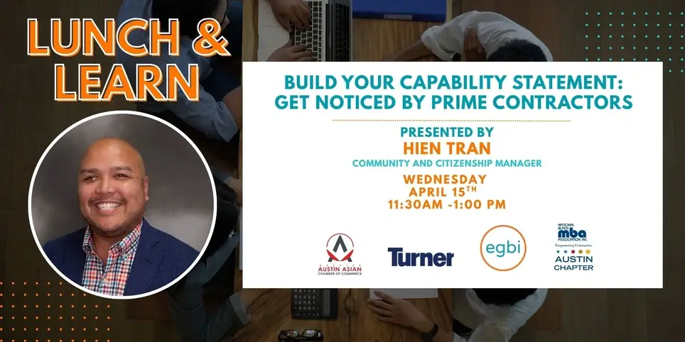 Lunch and Learn: Building a Successful Capability Statement for Winning Bids