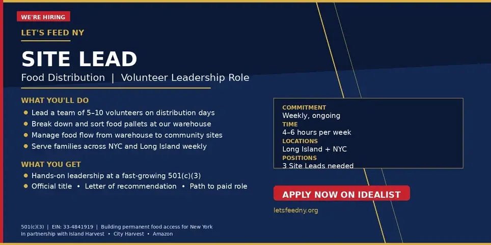 Site Operations Lead