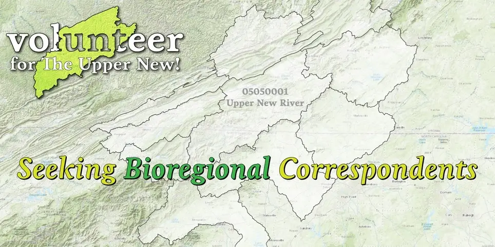 The Upper New is seeking volunteer bioregional correspondents across the biosphere to contribute to a library of bioregional resources for ecological learning: we need groundtruthers reporting evidence of bioregional activities, wherever their chosen bioregion may be within the biosphere.
