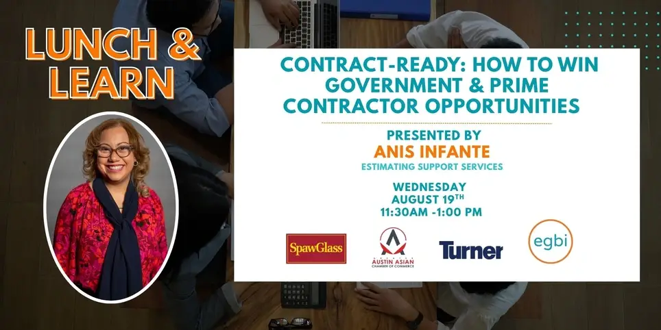 Lunch & Learn: Contract Ready-How to Win Goverment & Prime Contractor Work