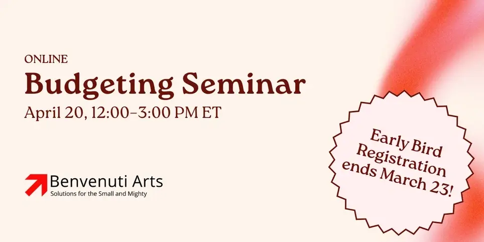 Budgeting Seminar by Benvenuti Arts