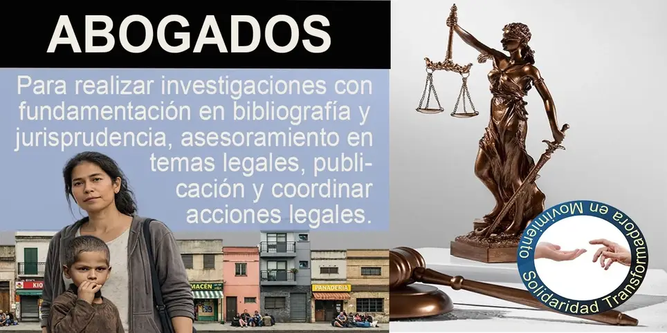 ABOGADO PENAL, DE DERECHO LABORAL, DE ASOCIACIONES Y SOCIEDADES CIVILES COLABORADOR VOLUNTARIO