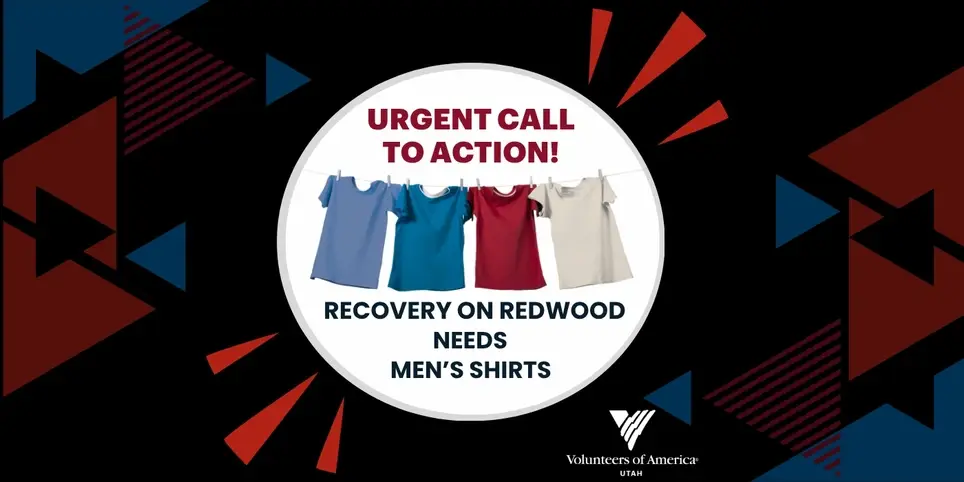 Help Support Men in Recovery Through Donating Men's Shirts!
