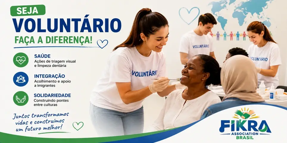 Voluntariado em Saúde e Integração – Associação Fikra