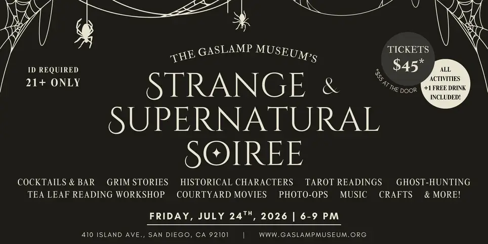 Volunteer at the Strange & Supernatural Soiree this Friday, July 24
