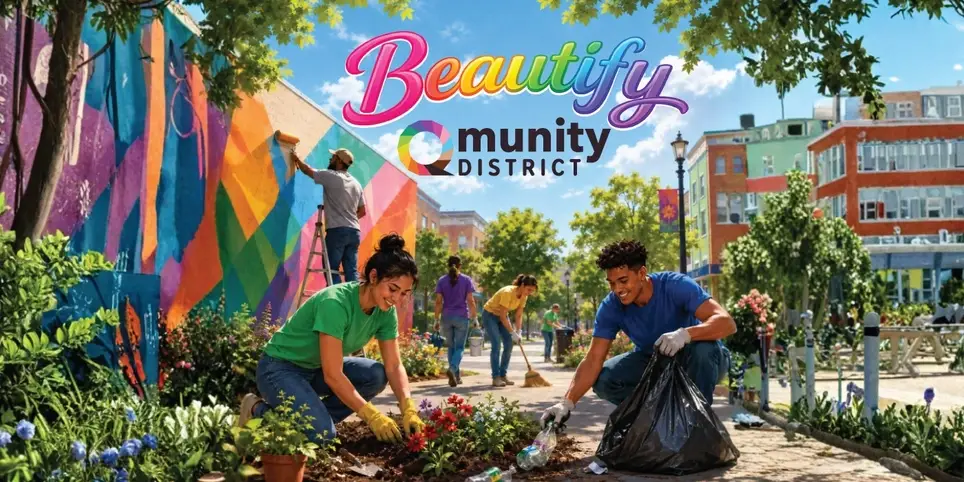 Beautify Qmunity District in San Jose