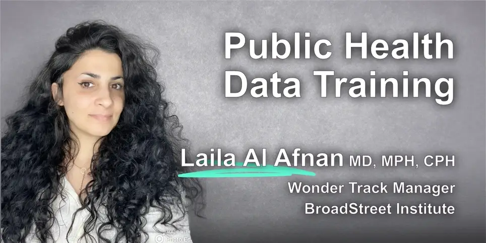Public Health Data Training Program - Learn About Local Community Data!