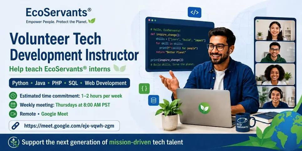 Volunteer Tech Development Instructor