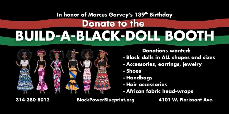 Volunteers Needed to Help Staff "Build-A-Black-Doll" Booth at Nonprofit Bakery Grand Opening!