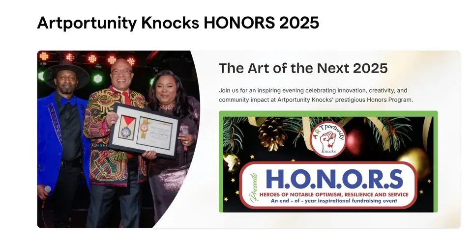 Artportunity Knocks HONORS