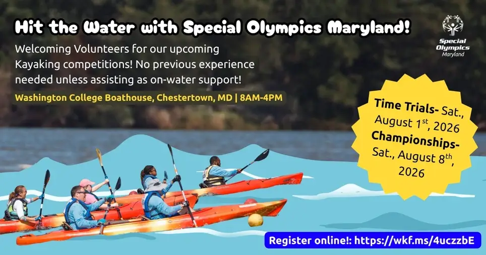 Special Olympics Maryland Kayaking Championships