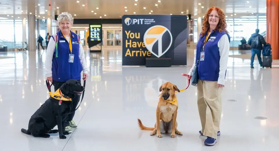 Volunteer with your PUP: Join the PIT PAWS Team and Make Every Traveler's Day Brighter