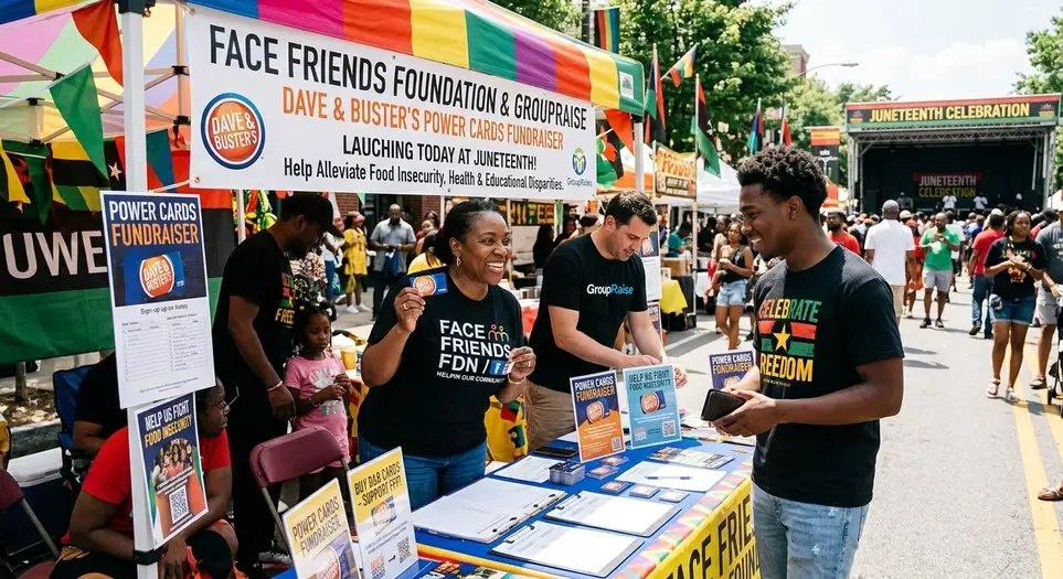 Juneteenth Black Women Association of Sugar Hill Celebration. Faces of Freedom Booth