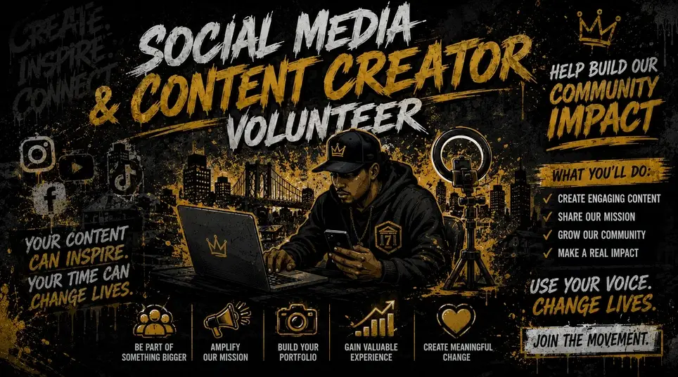 Social Media & Content Creator Volunteer – Help Build Our Community Impact