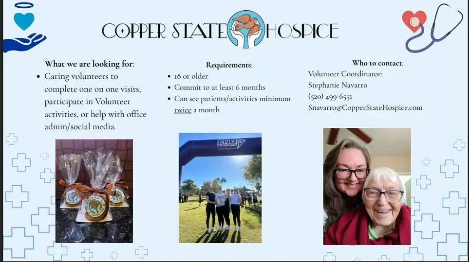 Hospice Volunteer - flexible hours, events vary