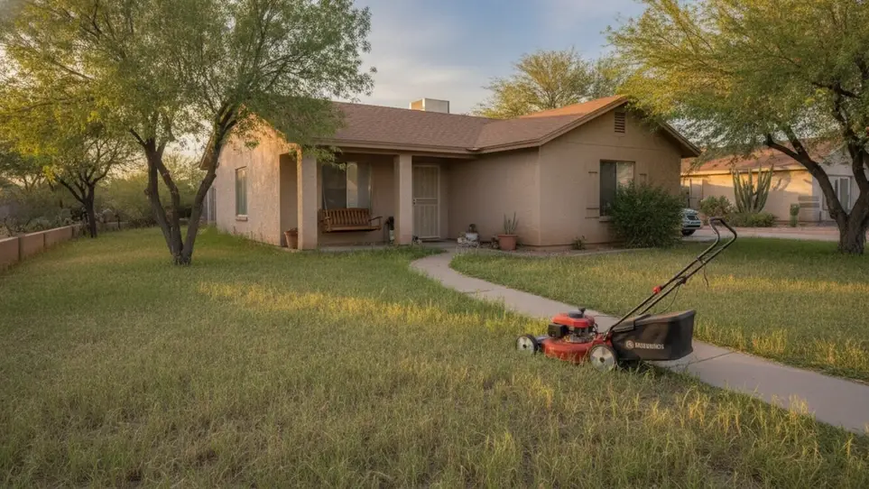A neighbor near Phoenix, AZ would welcome a hand with lawn care · Ref IWTMYL-KPR